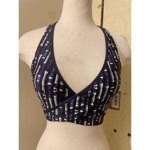 Title Nine  Size Small Bikini Top Reversible Wrap Tie Dye Swim Beack Active‎ NWT